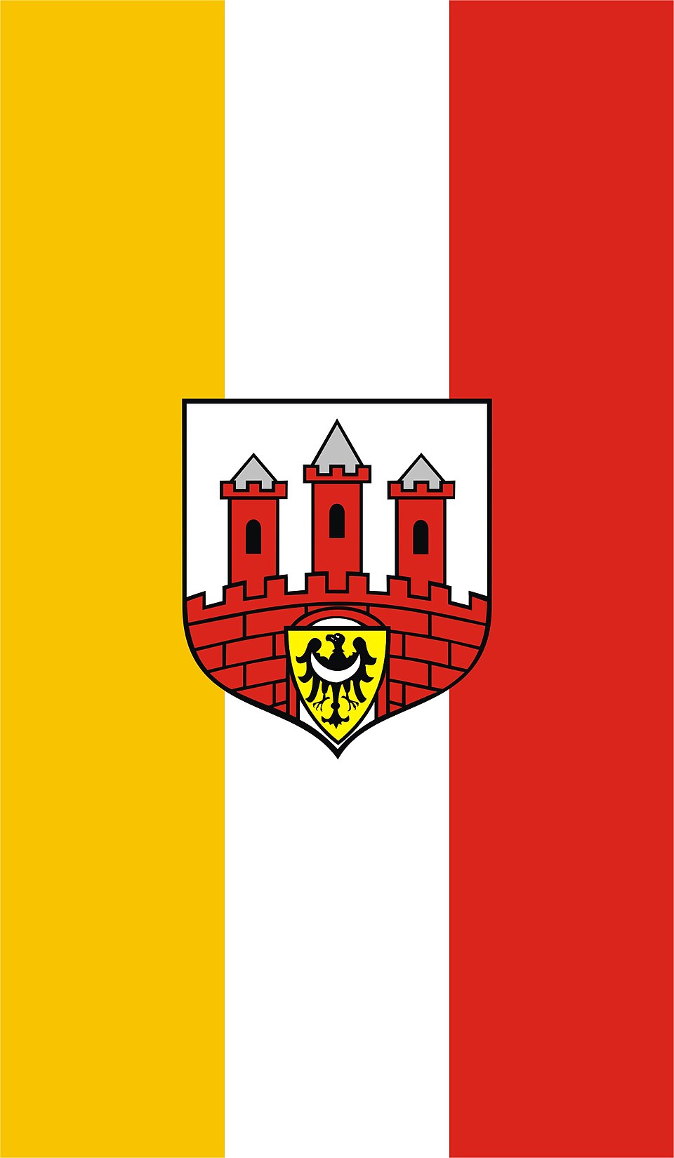 Flaga miasta Bolesławiec