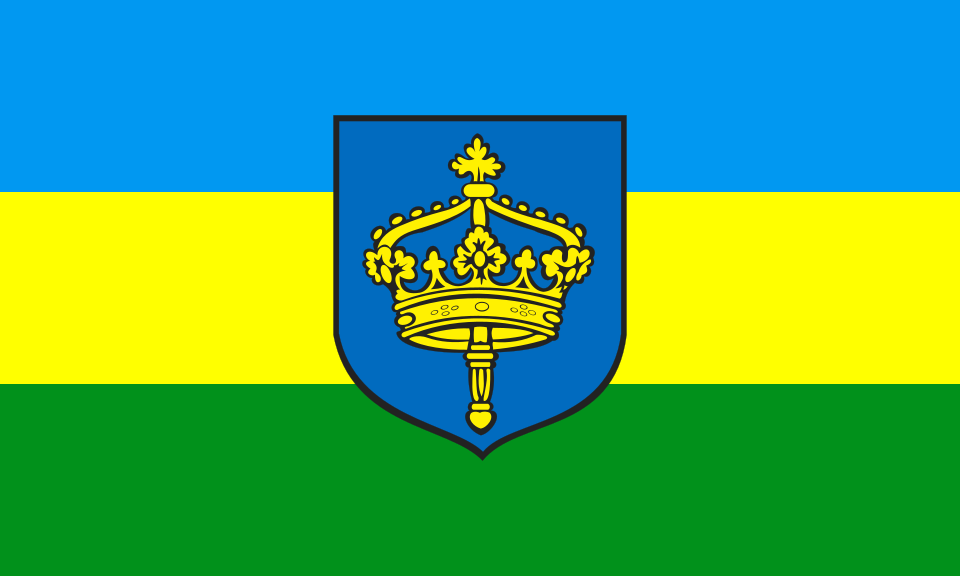 Flaga miasta Koronowo