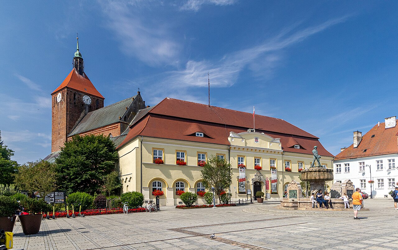Widok miasta Darłowo