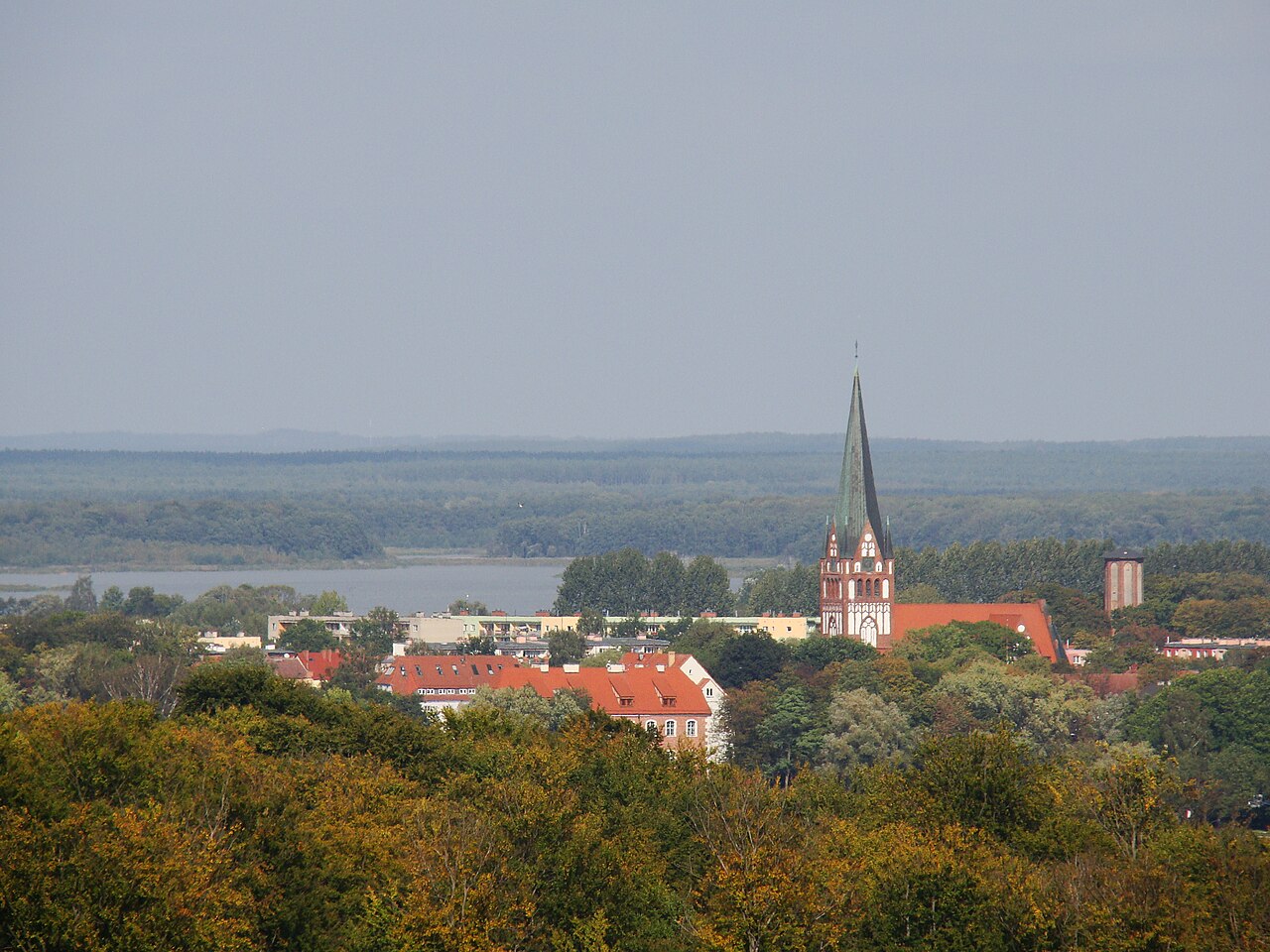 Widok miasta Szczecinek