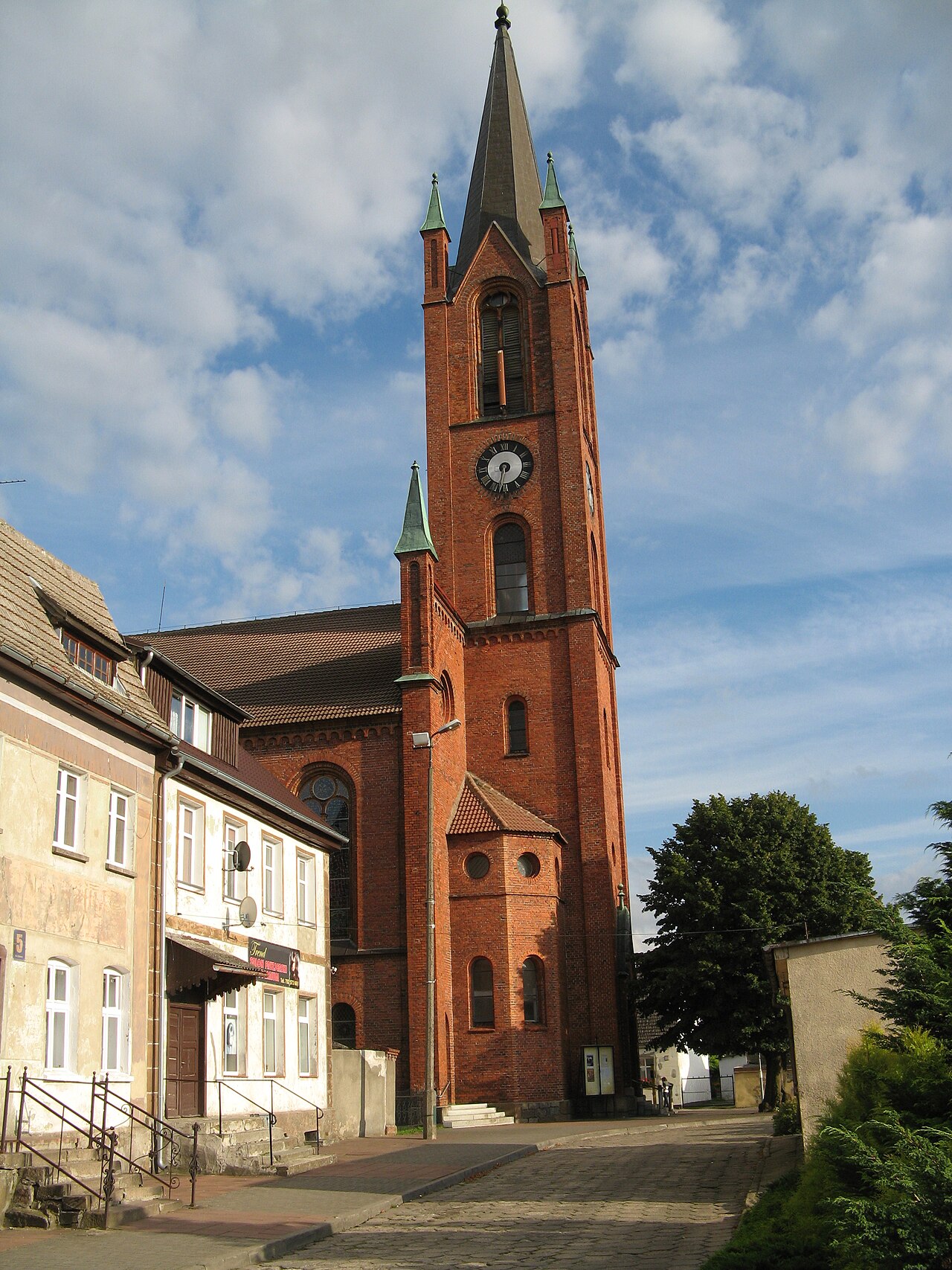 Widok miasta Barwice