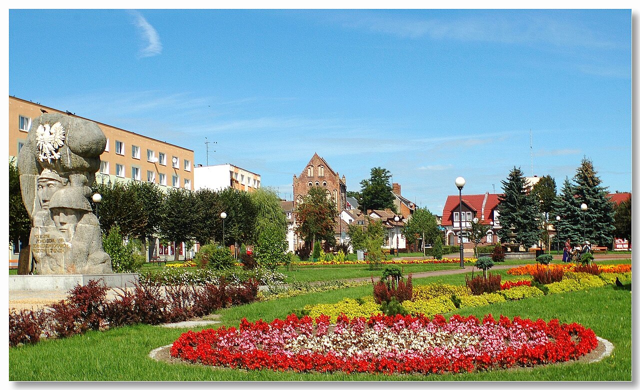 Widok miasta Świdwin