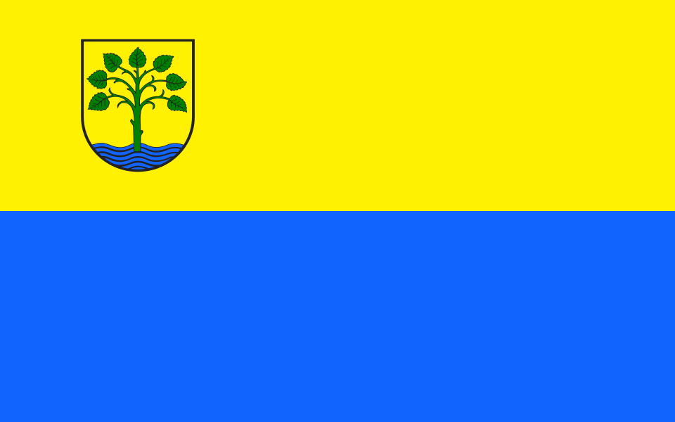 Flaga miasta Resko