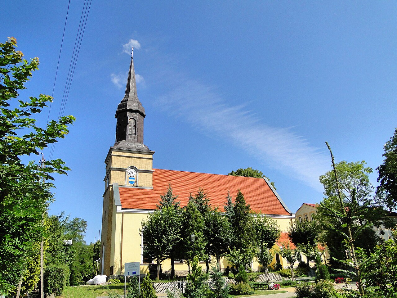 Widok miasta Węgorzyno