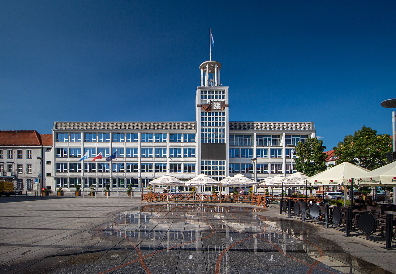Widok miasta Koszalin