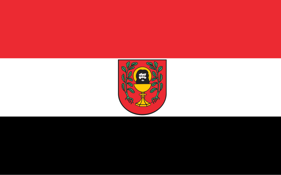 Flaga miasta Łasin