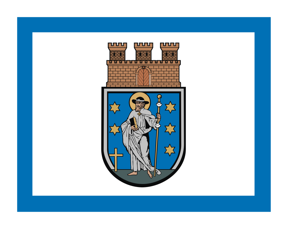 Flaga miasta Pakość