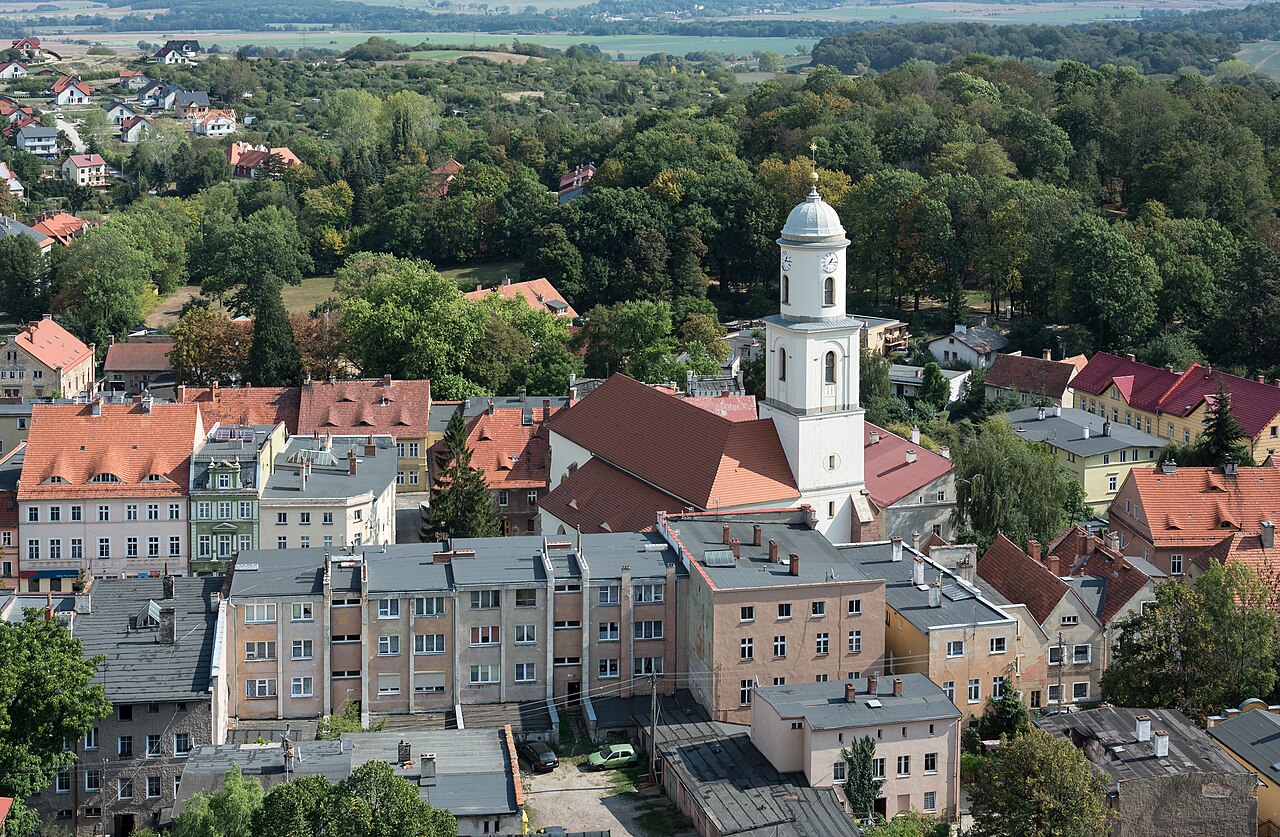 Widok miasta Bolków