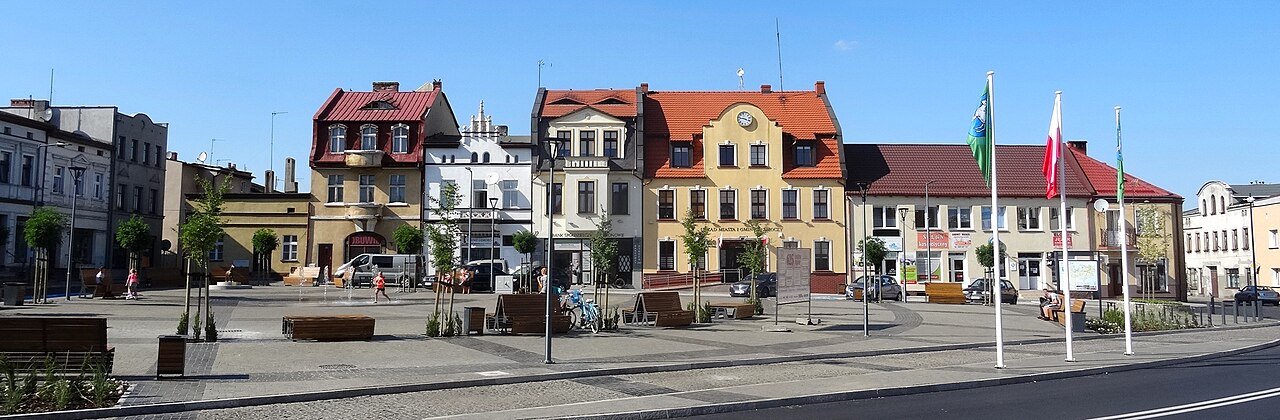 Widok miasta Mrocza