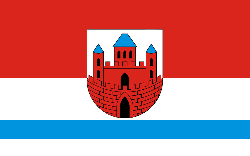 Flaga miasta Nowe
