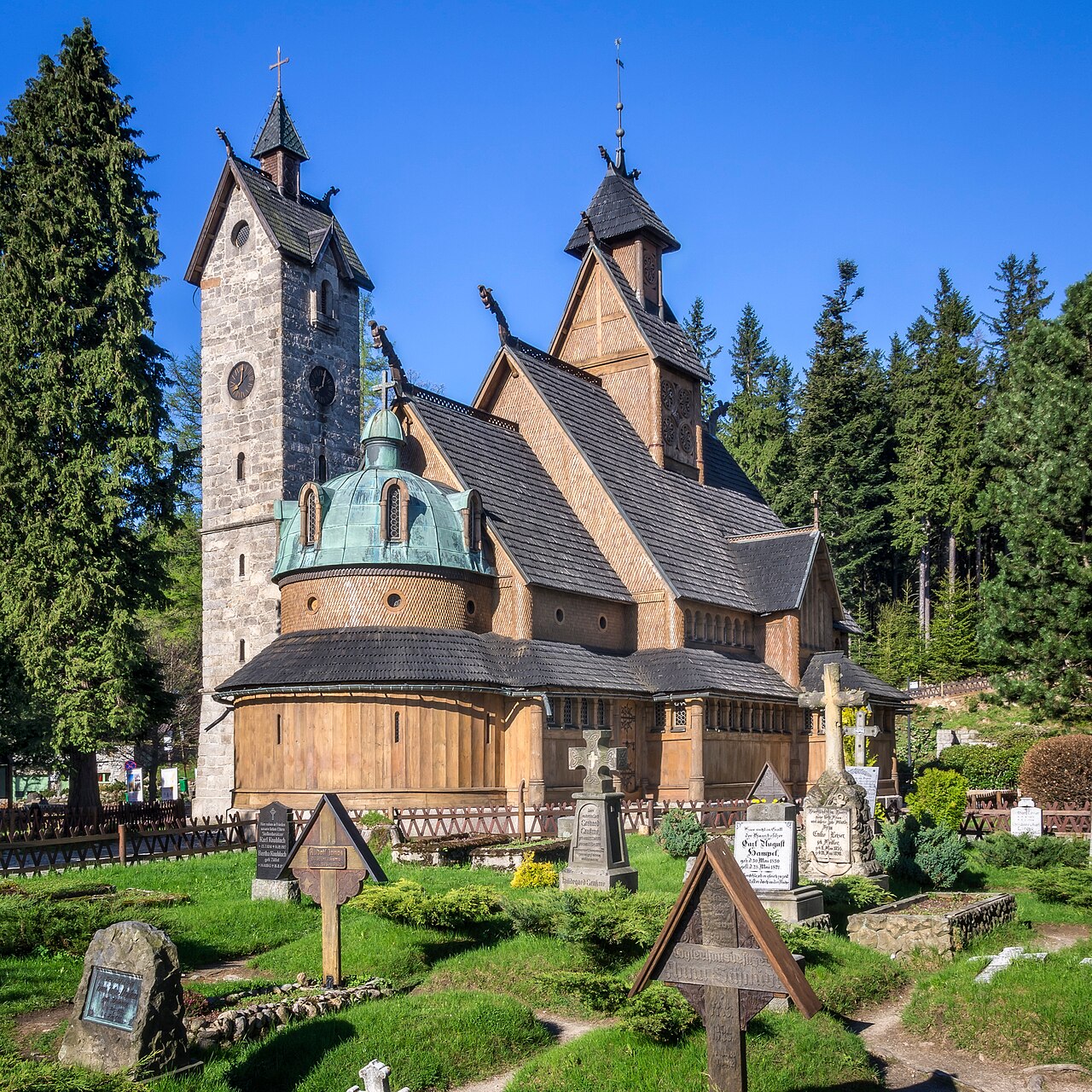 Widok miasta Karpacz