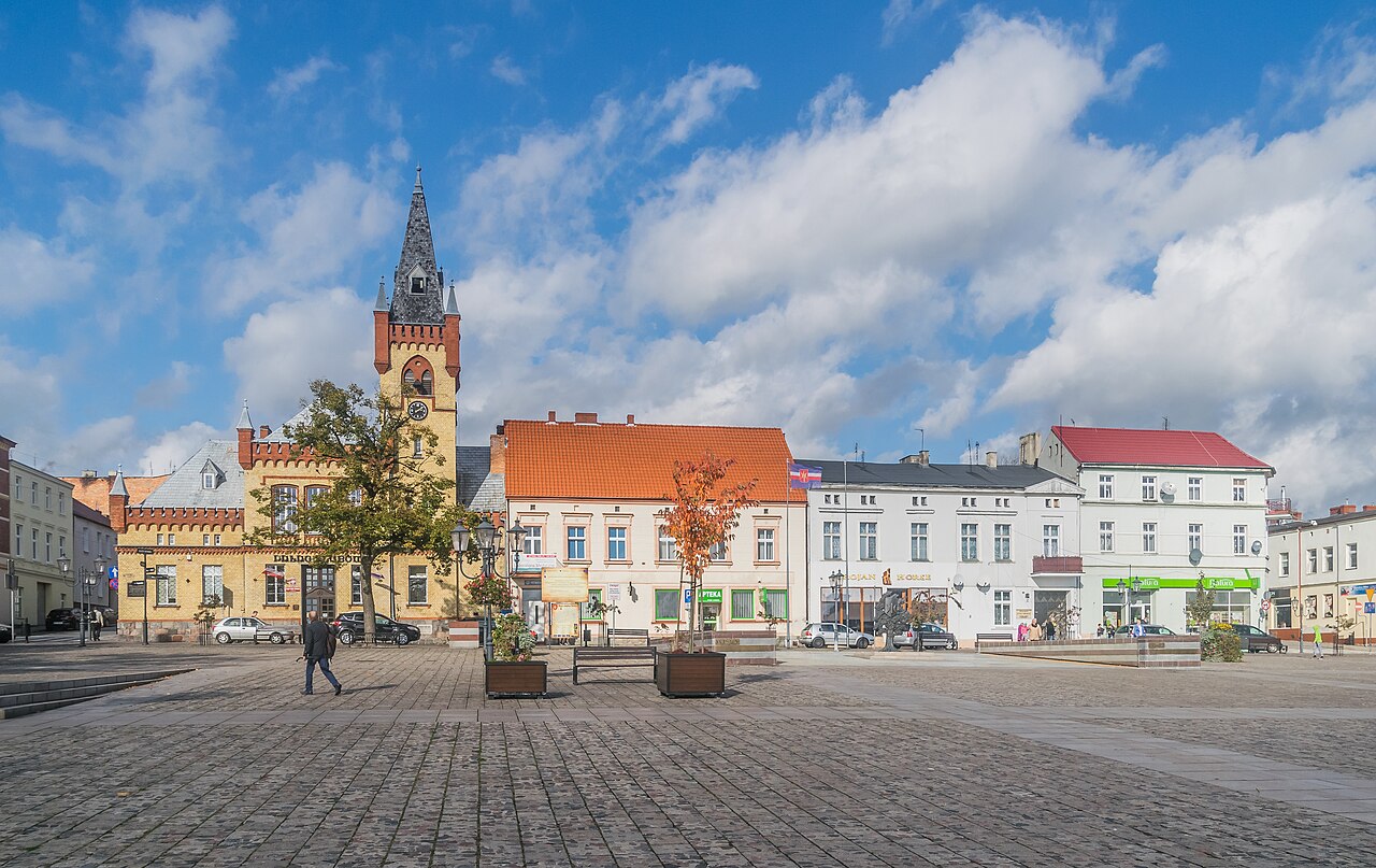 Widok miasta Świecie