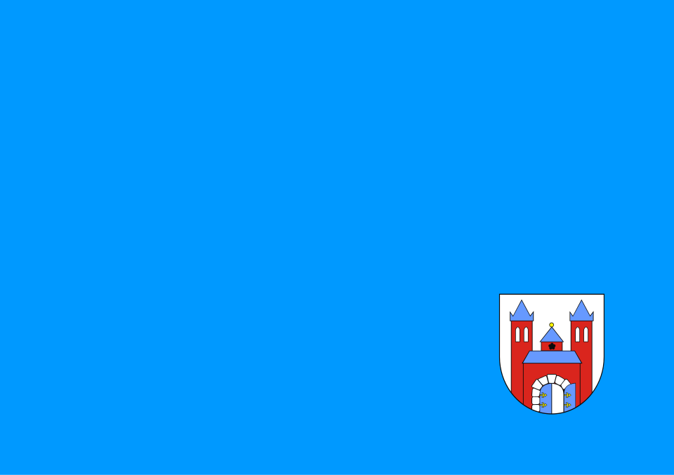 Flaga miasta Chełmża