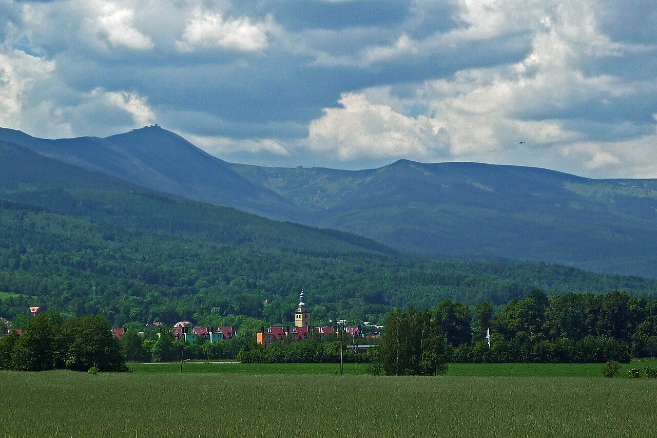 Widok miasta Kowary