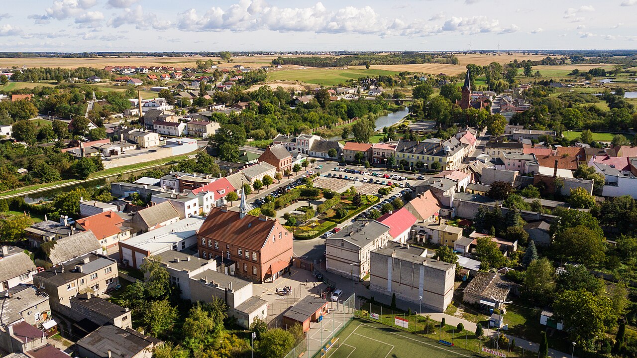 Widok miasta Barcin