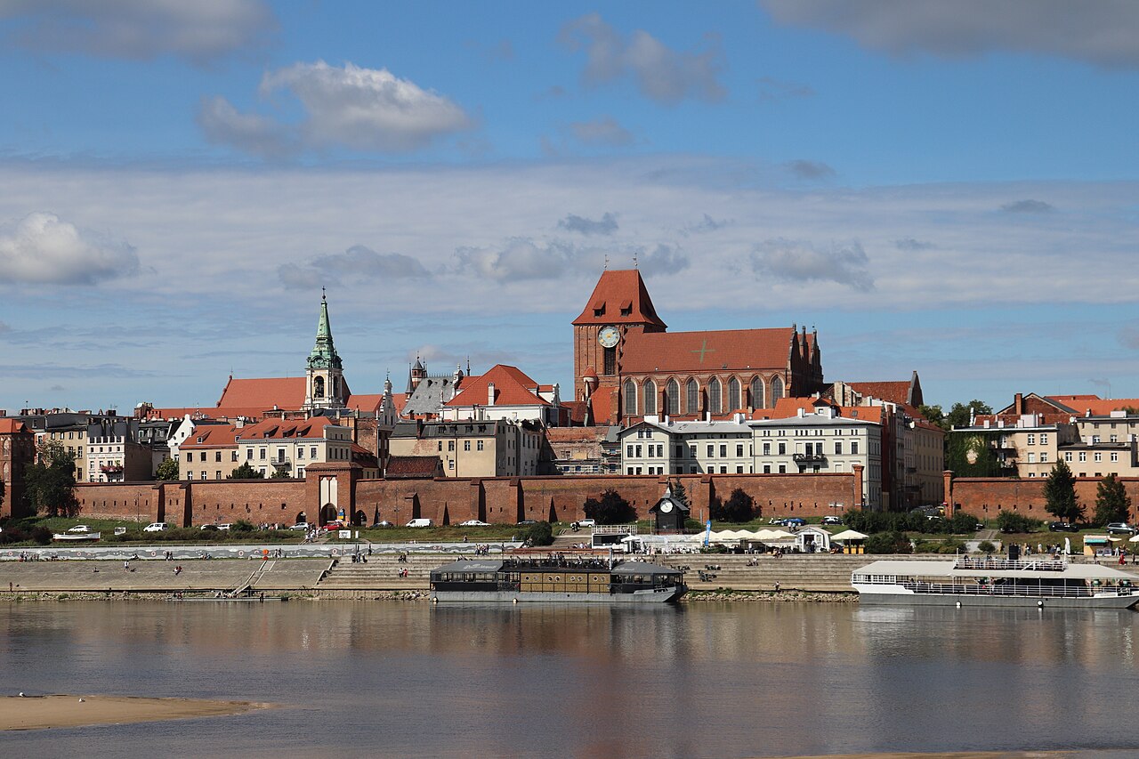 Widok miasta Toruń
