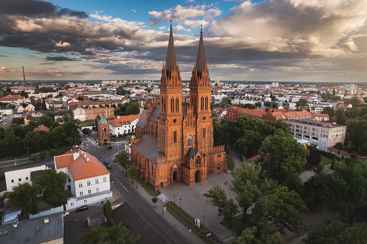 Widok miasta Włocławek