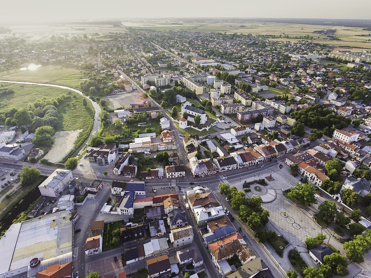 Widok miasta Międzyrzec Podlaski