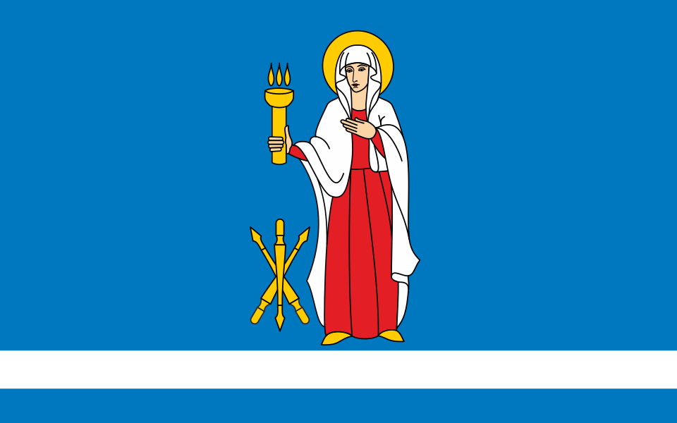 Flaga miasta Janów Lubelski
