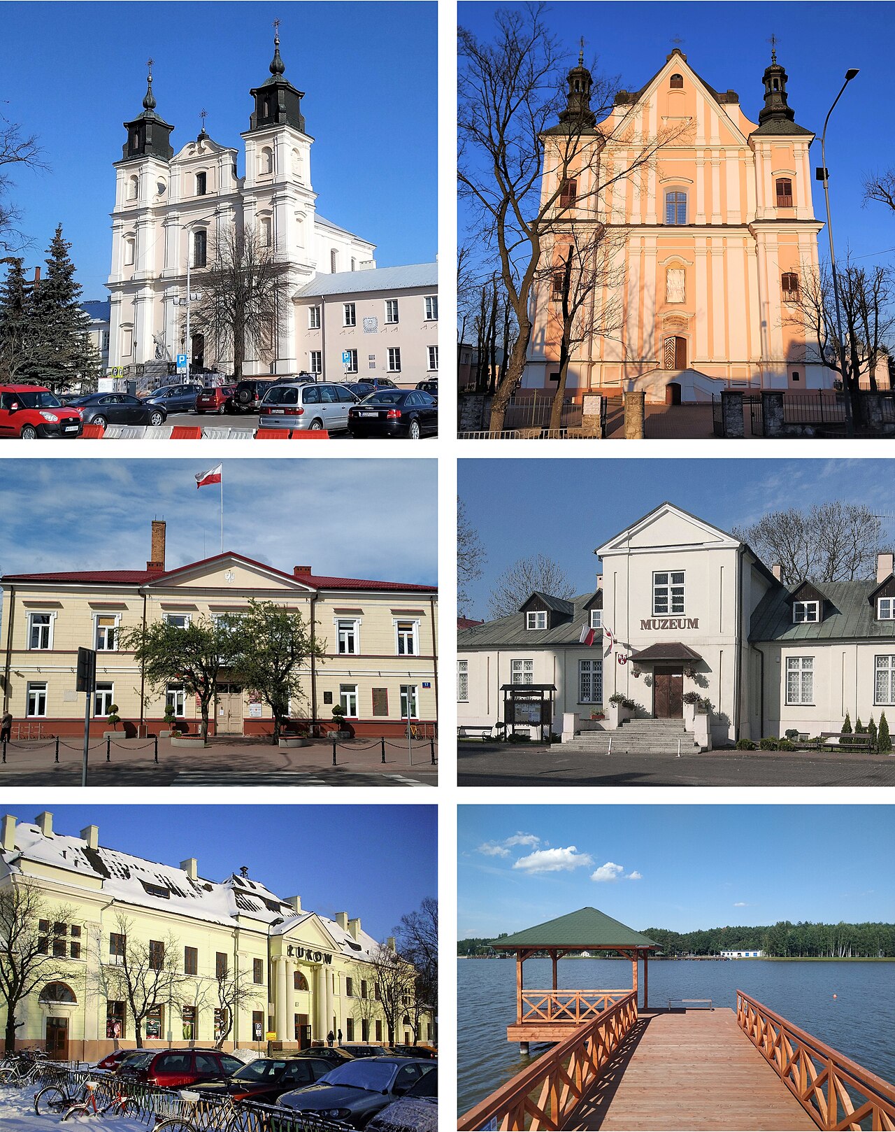 Widok miasta Łuków