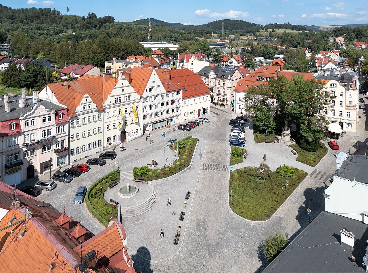 Widok miasta Duszniki-Zdrój