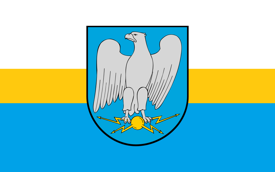 Flaga miasta Dęblin