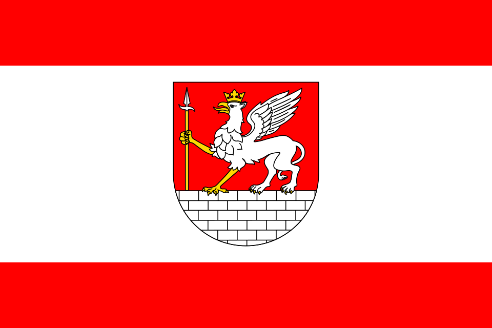 Flaga miasta Lubycza Królewska