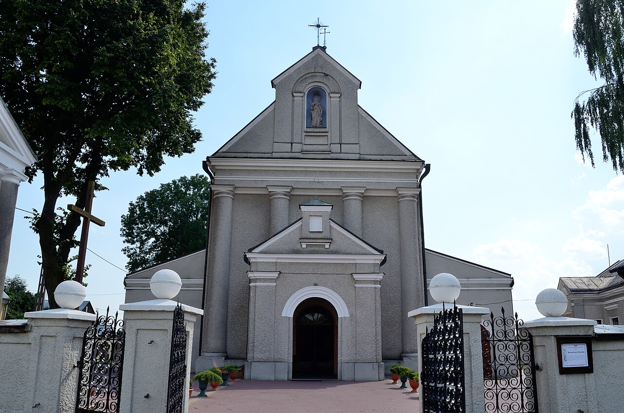 Widok miasta Łaszczów