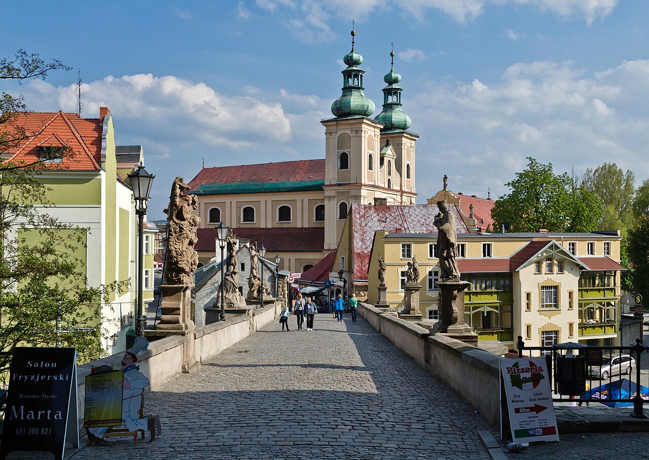 Widok miasta Kłodzko