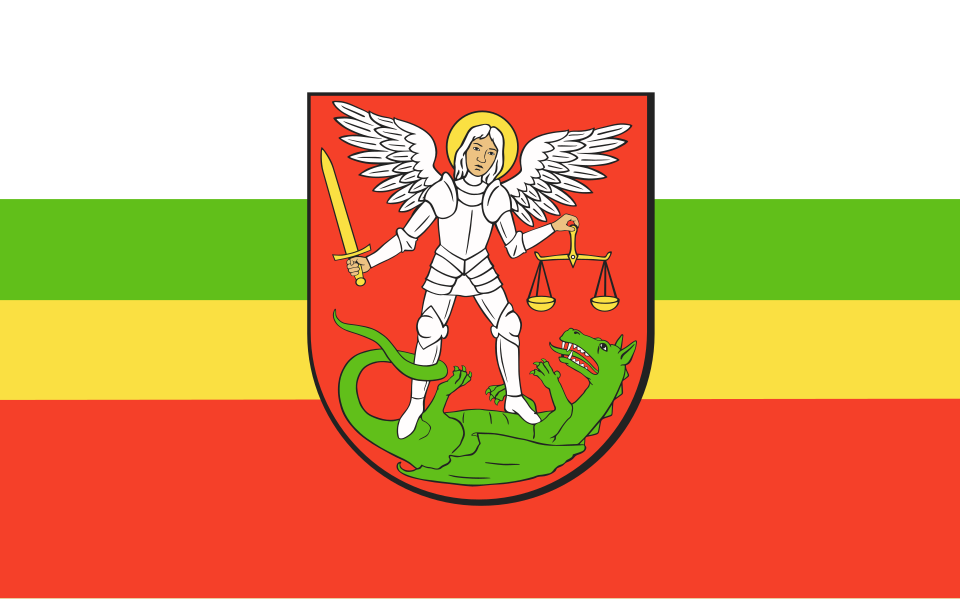 Flaga miasta Biała Podlaska