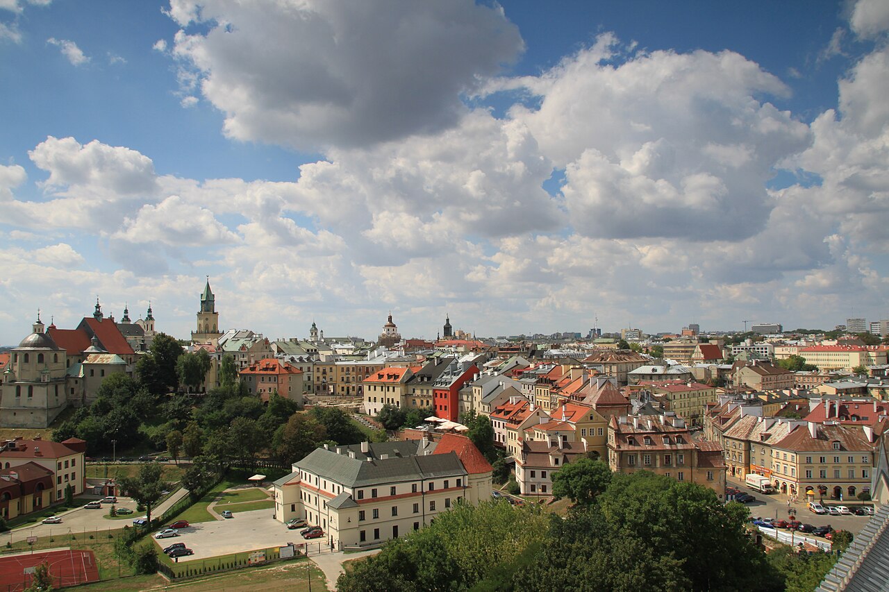 Widok miasta Lublin