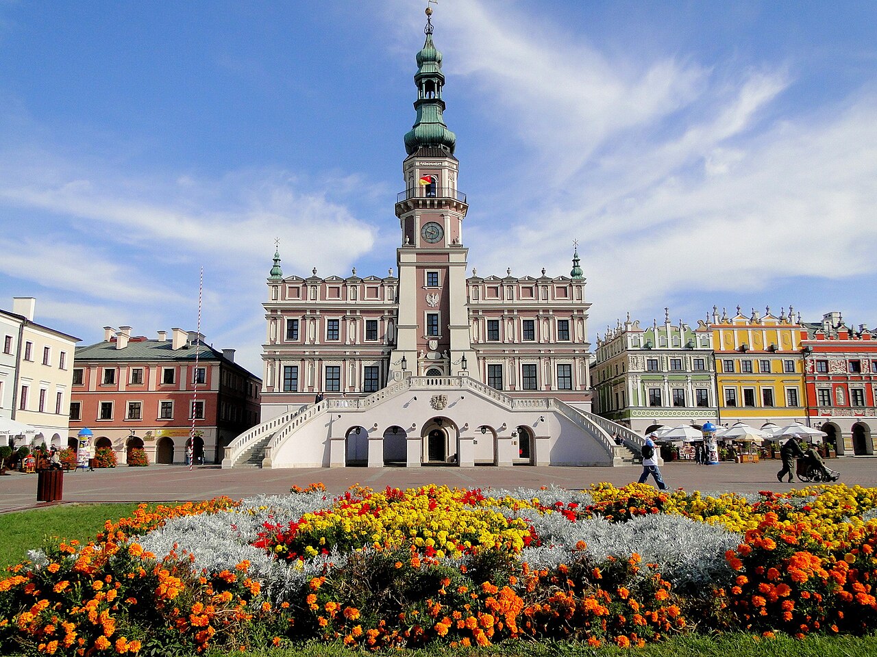 Widok miasta Zamość