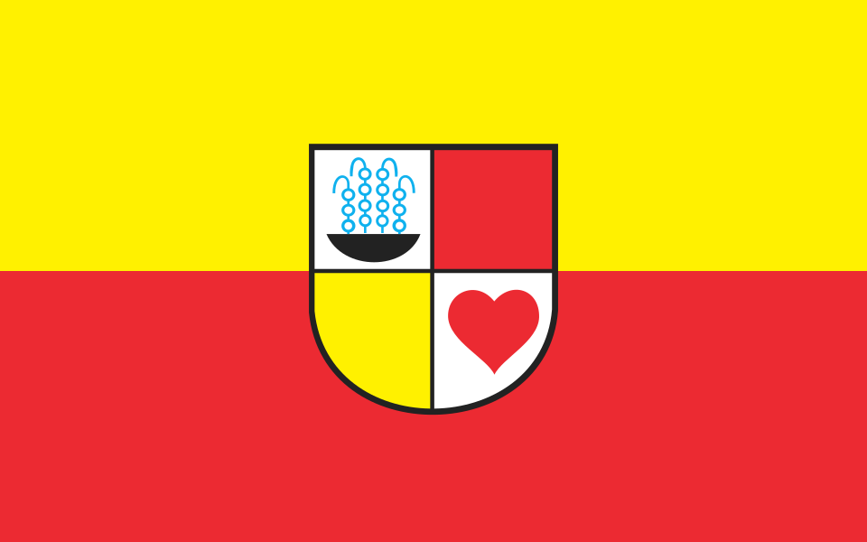 Flaga miasta Kudowa-Zdrój