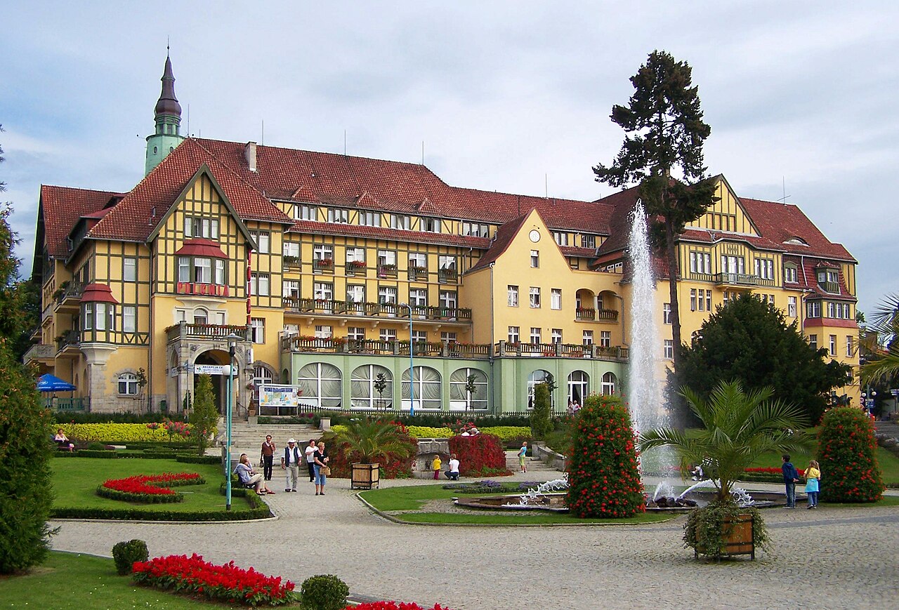 Widok miasta Kudowa-Zdrój