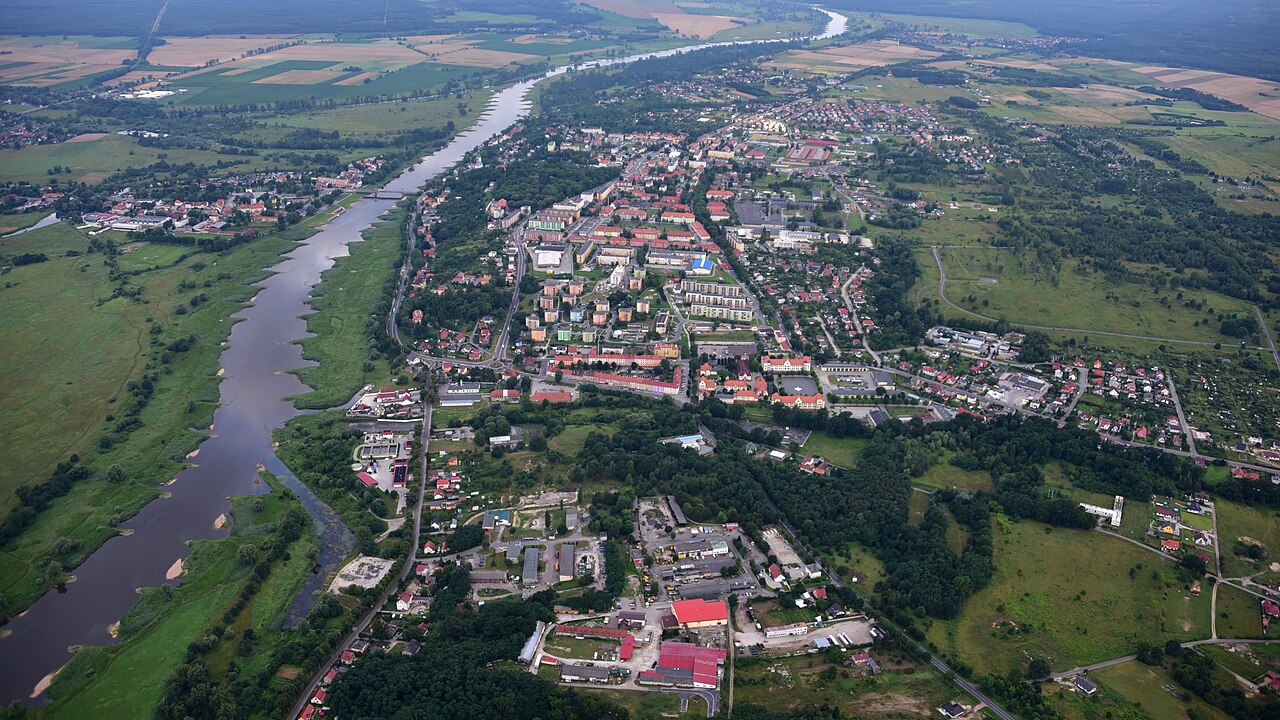 Widok miasta Krosno Odrzańskie