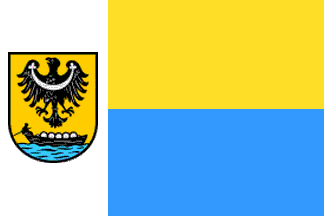 Flaga miasta Nowa Sól