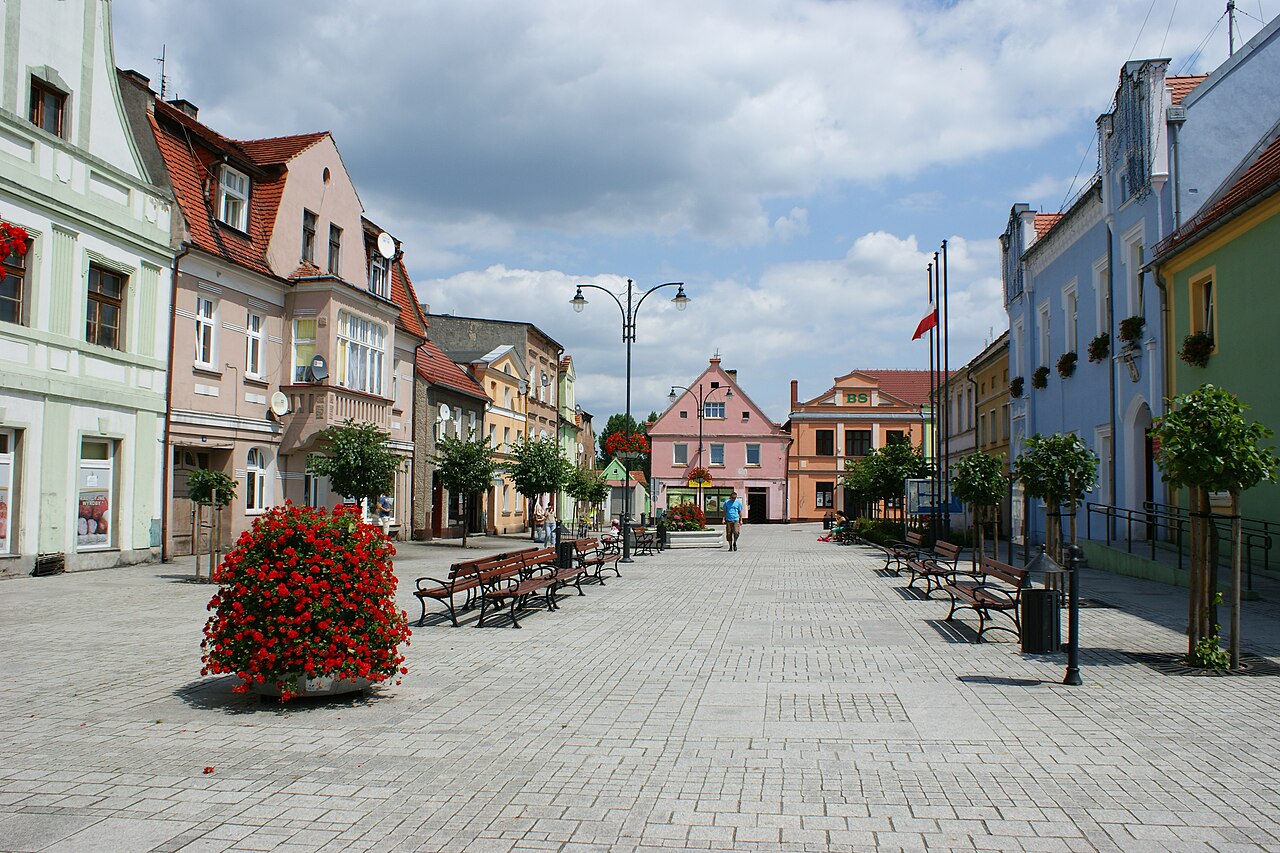 Widok miasta Nowe Miasteczko