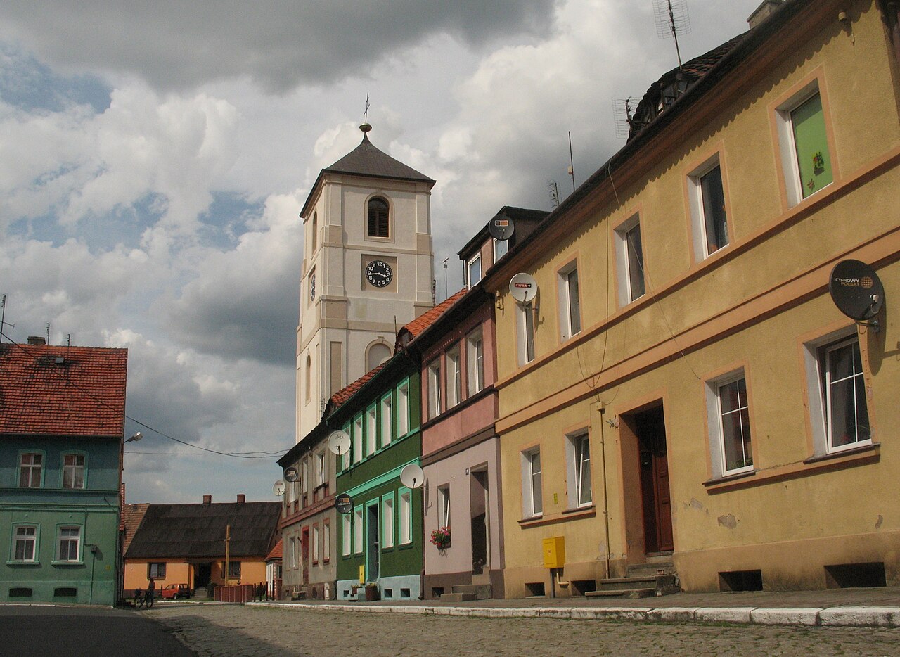 Widok miasta Otyń