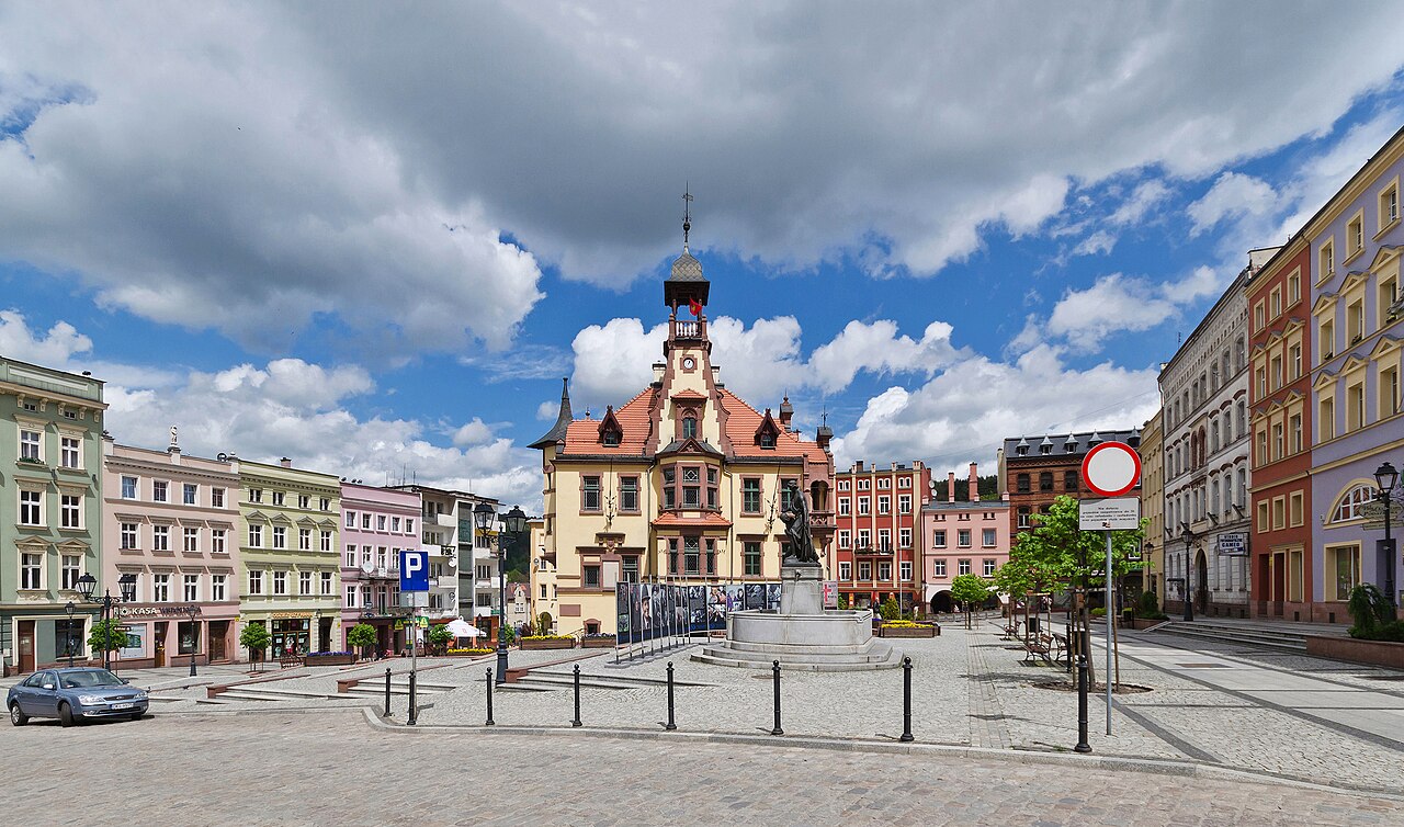 Widok miasta Nowa Ruda