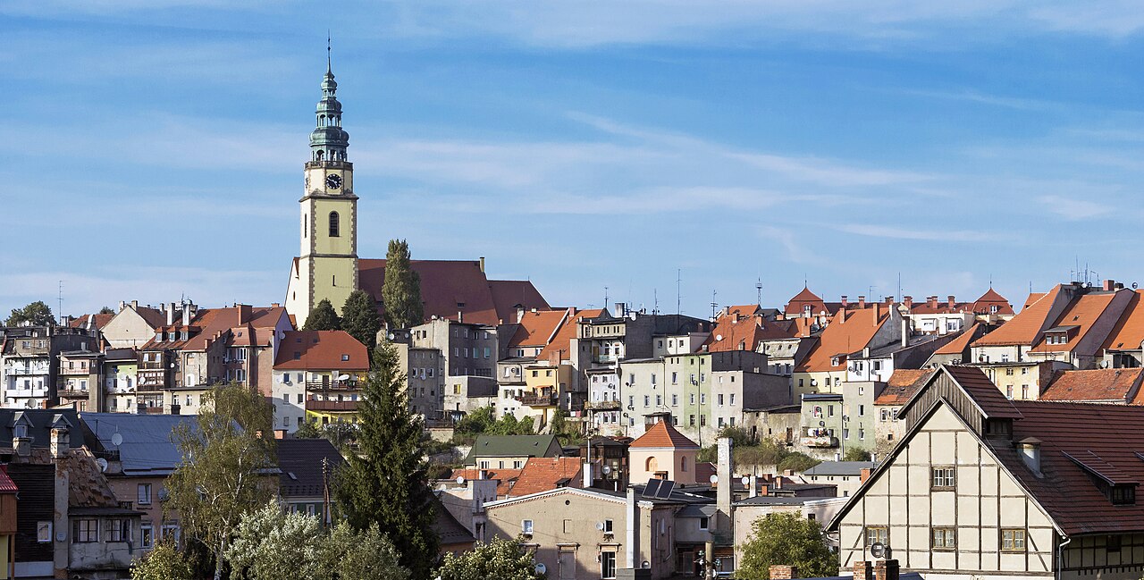 Widok miasta Bystrzyca Kłodzka