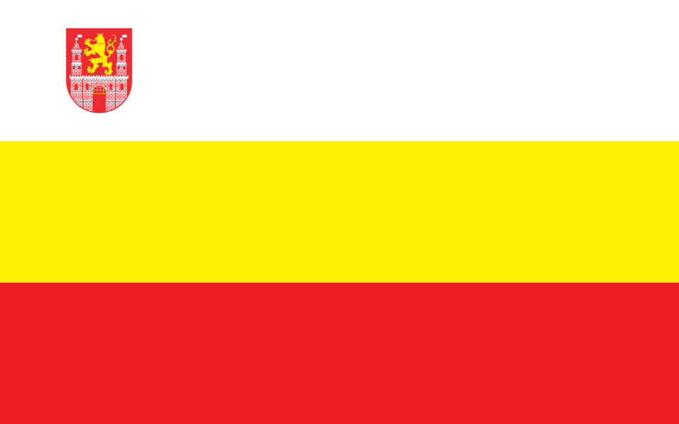 Flaga miasta Lubsko
