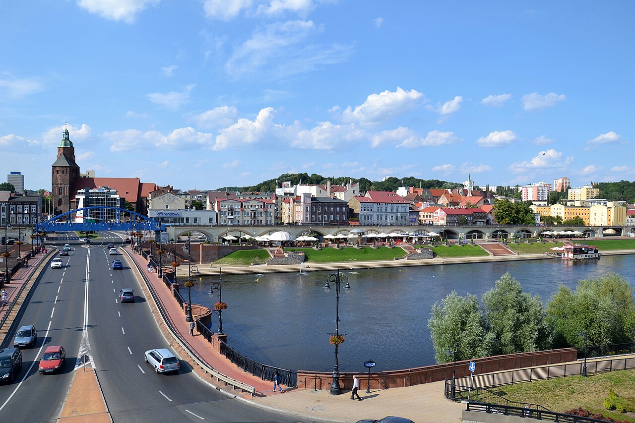 Widok miasta Gorzów Wielkopolski
