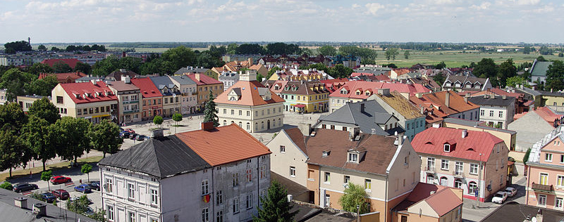 Widok miasta Łęczyca