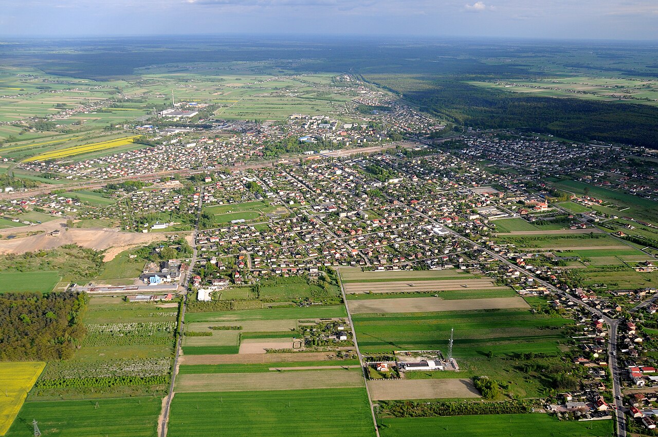 Widok miasta Koluszki
