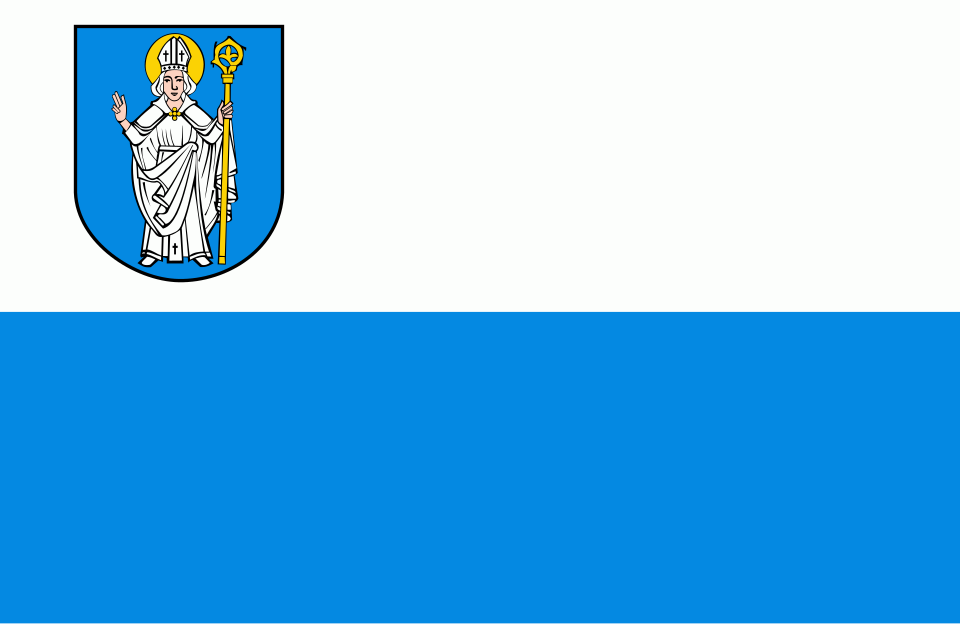 Flaga miasta Rzgów