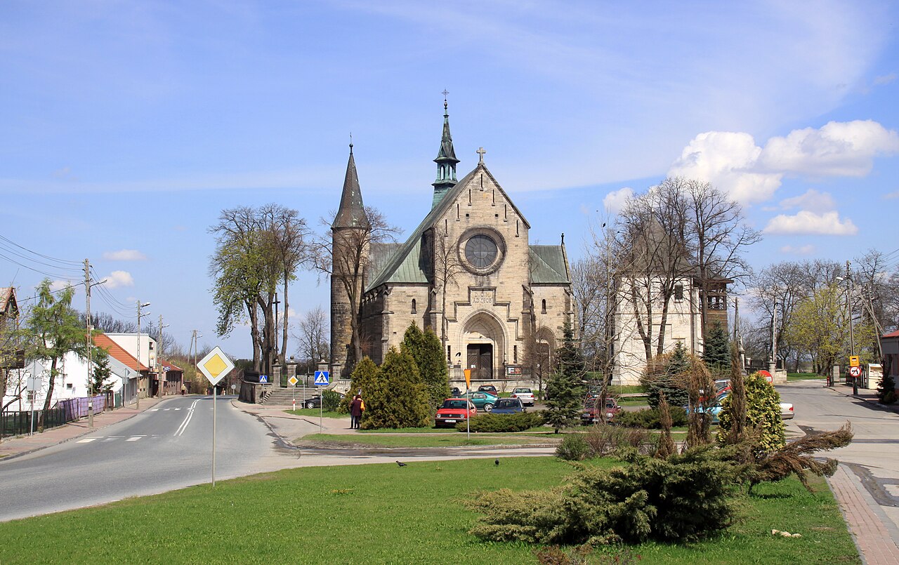 Widok miasta Żarnów
