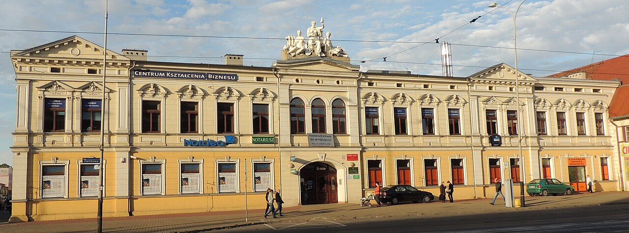 Widok miasta Pabianice