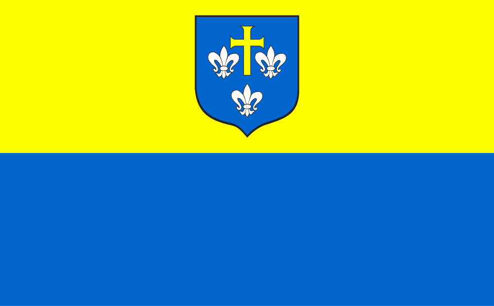 Flaga miasta Uniejów