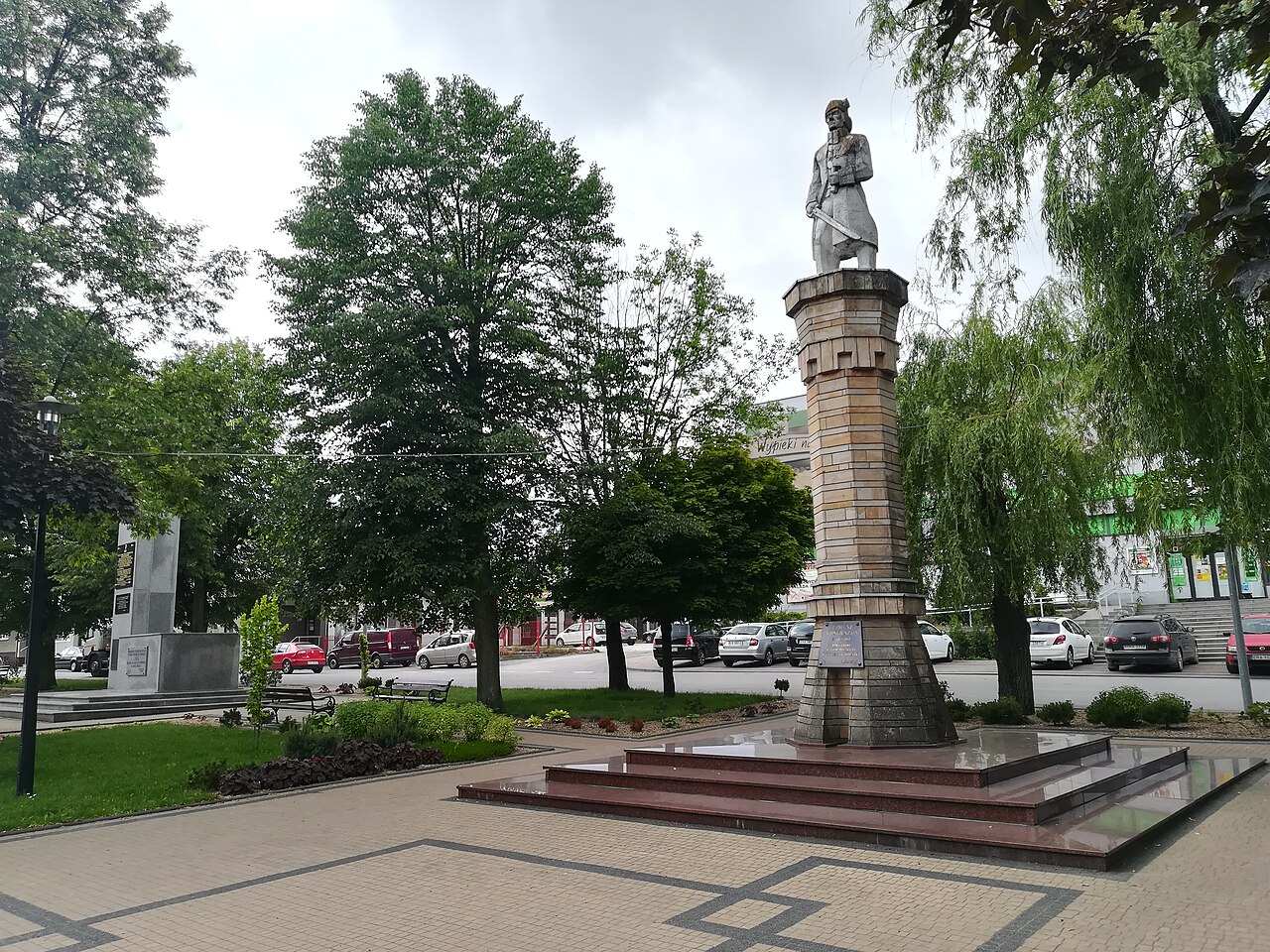 Widok miasta Kamieńsk