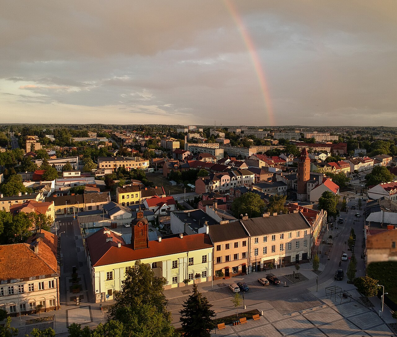Widok miasta Rawa Mazowiecka